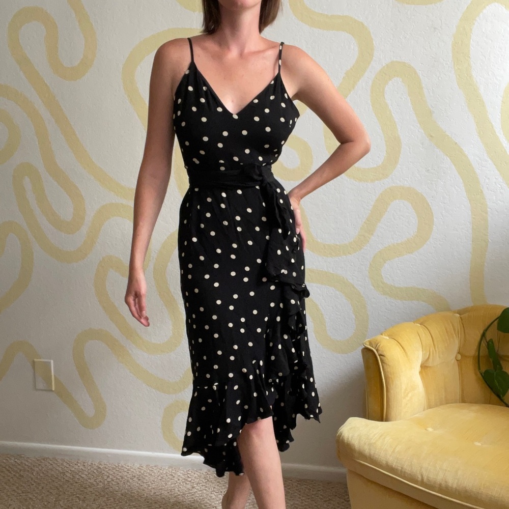 Pinup style polka dot dress